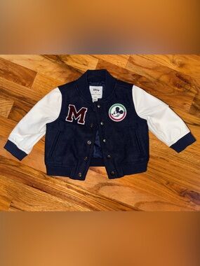 Disney Mickey Mouse Wool Bomber Jacket